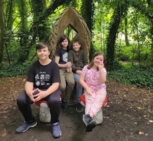 Family at Fota Wildelife Park  